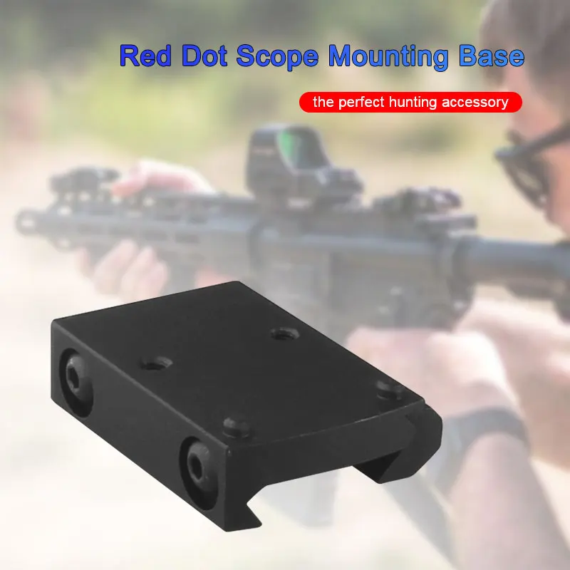 

Тактический RMR красный точечный прицел база быстросъемный кронштейн 25,4/30 мм охотничий прицел зажим низкая Пикатинни рельсовый монтажный ад...