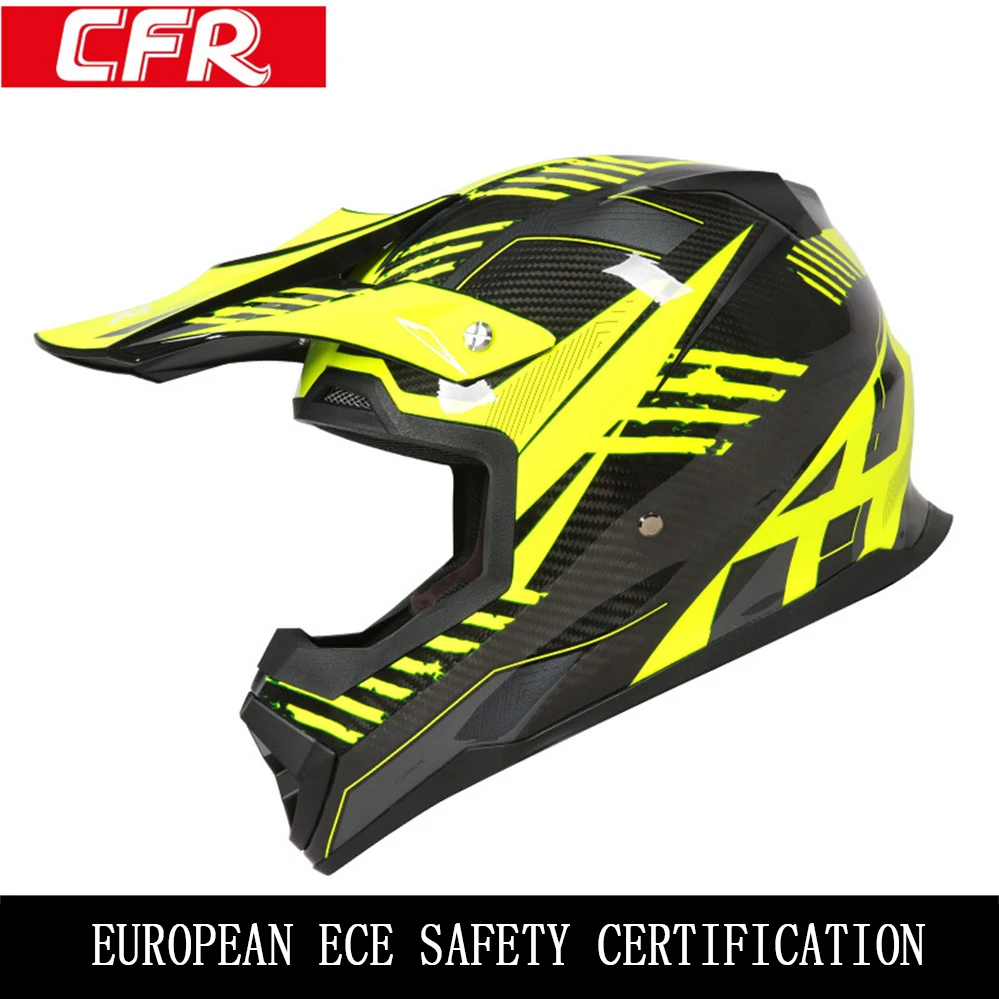 

CFR Carbon Fiber Professional Off Road Motorcycle Helmet Downhill Motocross Racing Full Face Casco Moto Capacete ECE Approved