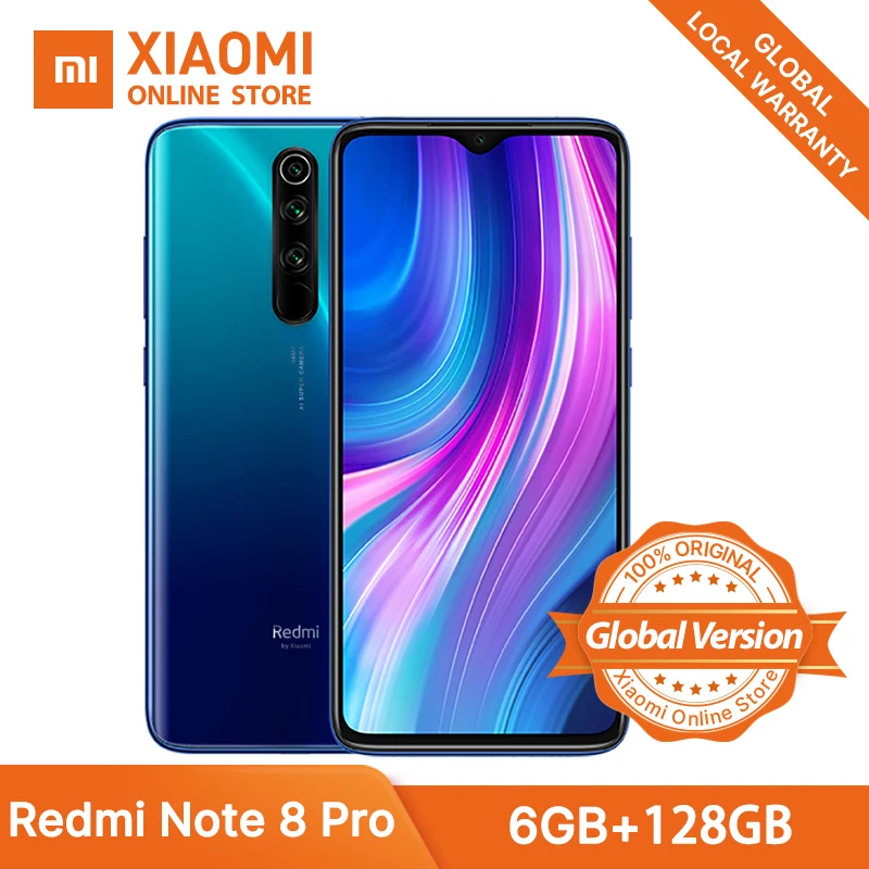 Xiaomi Redmi Note 8 Pro смартфон с четырёхъядерным процессором Helio G90T ОЗУ 6 ГБ ПЗУ 128 4500