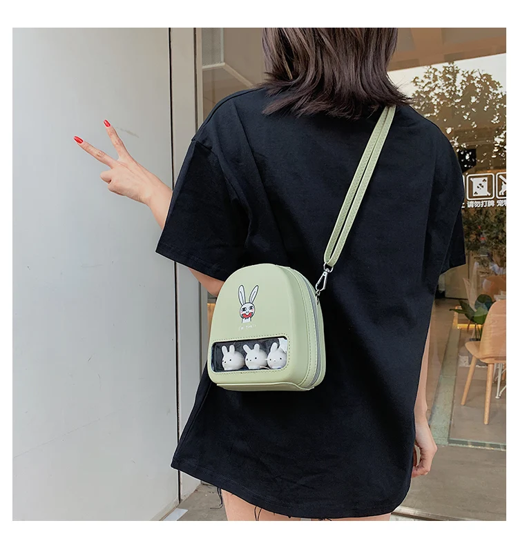 Милая желтая утка прозрачный Ita Bookbags женские рюкзаки с мультяшным принтом женские Мини кожаные школьные сумки для девочек Pu Back Packs горячая распродажа