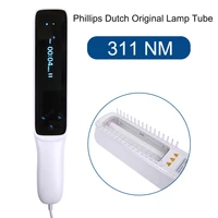 311nm narrowband uvb phototherapy light therapy lcd digital timer control goggle included vitiligo eczema%c2%a0psoriasis eu us plug