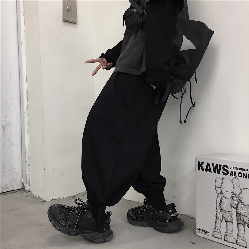 

Cool Women Baggy Cargo Pants High Waist Slacks Wide Leg Hip Hop Streetwear Pants Lady Plus Size Loose Long Sweatpants Trousers