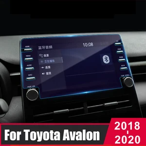 for toyota avalon 2018 2019 2020 tempered glass car navigation screen protector touch display screen film anti scratch free global shipping