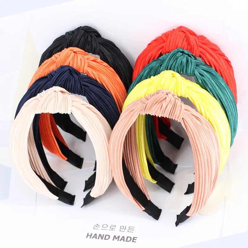

Vintage Knot Hair Band For Women Turban Headband Girls Hair Accessories Hoop For Hair Bandeau Cheveux diademas para el pelo