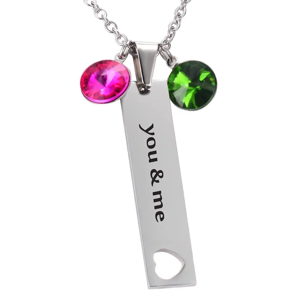 Ожерелье с гравировкой имени на заказ изящное ожерелье инициалом ювелирные