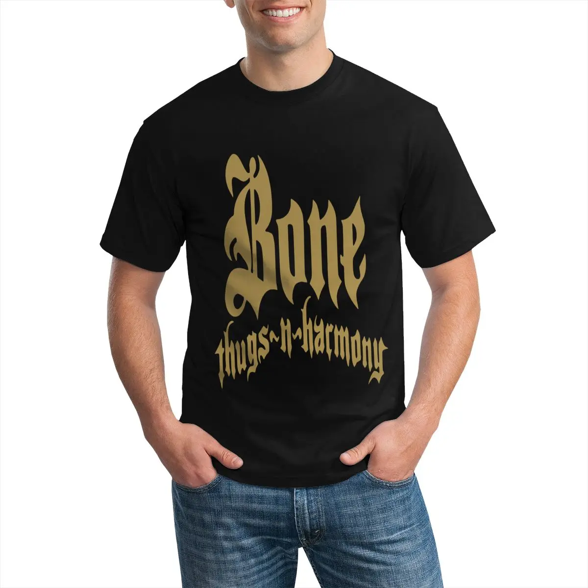 Забавный винтажный подарок для мужчин и женщин Bone Thugs N Harmony футболка в стиле аниме