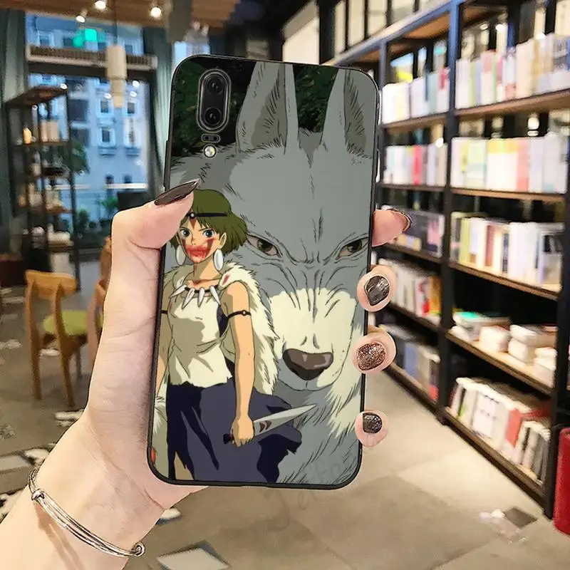 

Japanese Anime Princess Mononoke Phone Case For Huawei honor Mate P 10 20 30 40 Pro 10i 9 10 20 8 x Lite