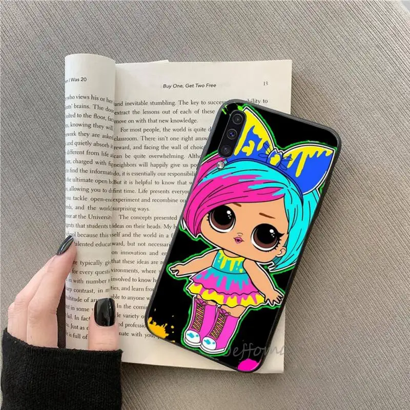

Cartoon cute LOL little girl Phone Case For Samsung galaxy S note 7 8 9 10 20 fe edge A 6 10 20 30 50 51 70 lite plus Soft Funda