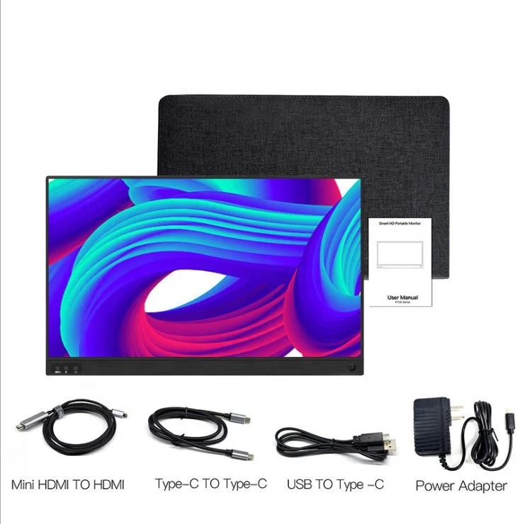 

15.6 inch portable monitor 1080P hd screen ps4 switch mobile computer extended portable screen