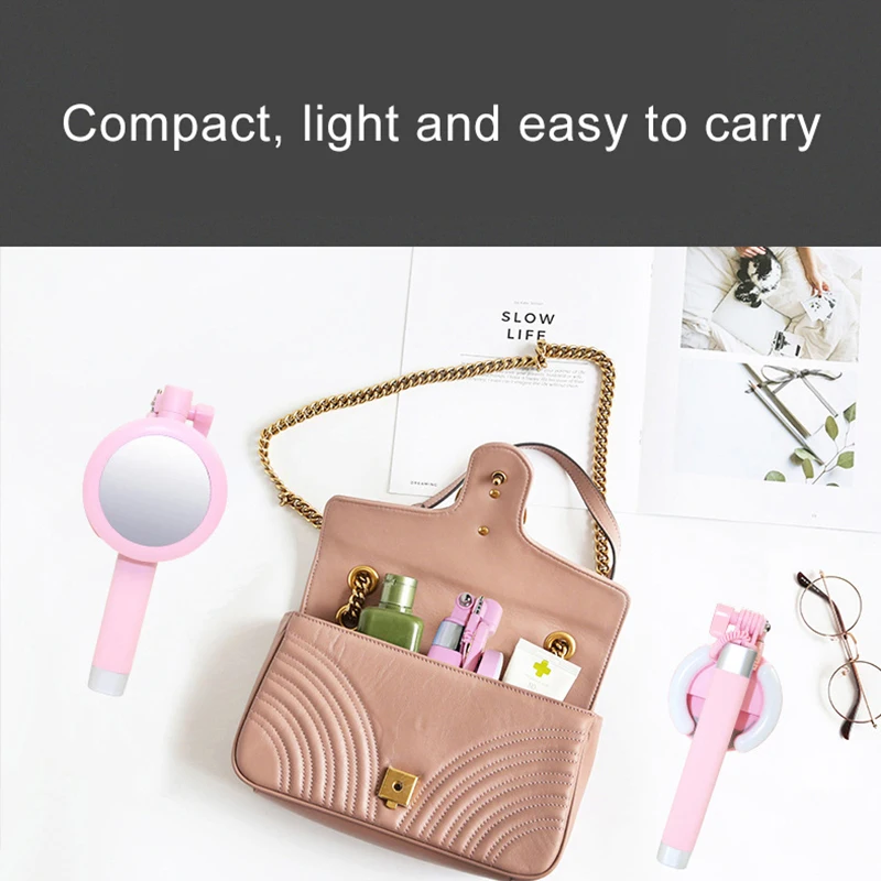 MAMEN Bluetooth селфи палка штатив с кольцевым светильник беспроводной Красота