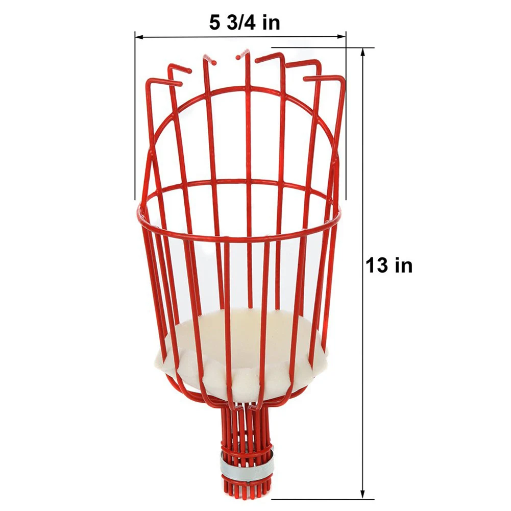 

Classic Texture Multi-functional Metal Fruit Picker Practical Gardening Apples Pears Peaches Oranges Fruits Garden Tools