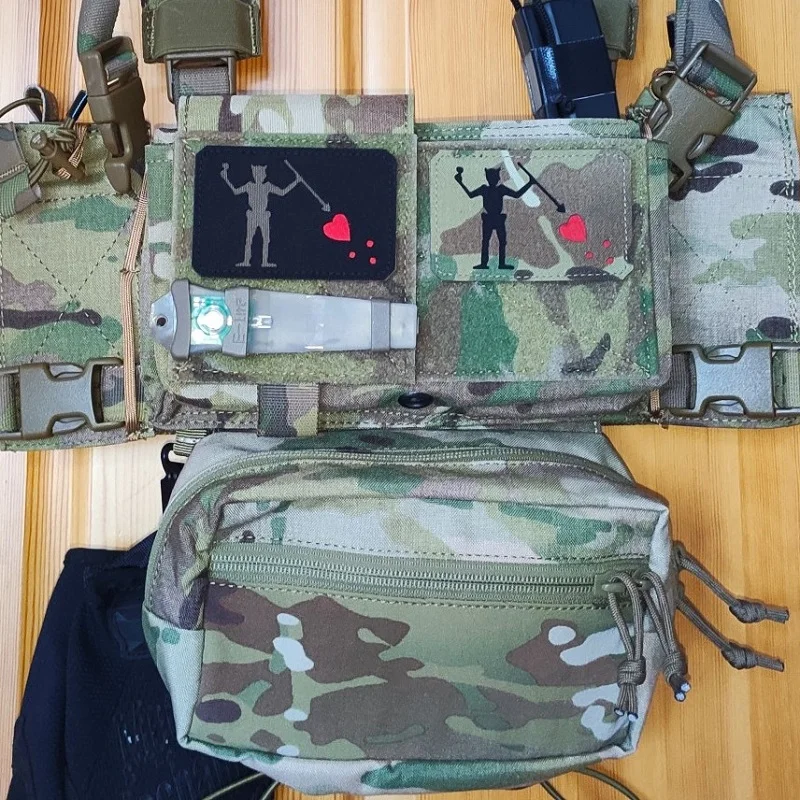 Легенда бороды пиратский нейлон патчи оператора любимые Красное Сердце липучки