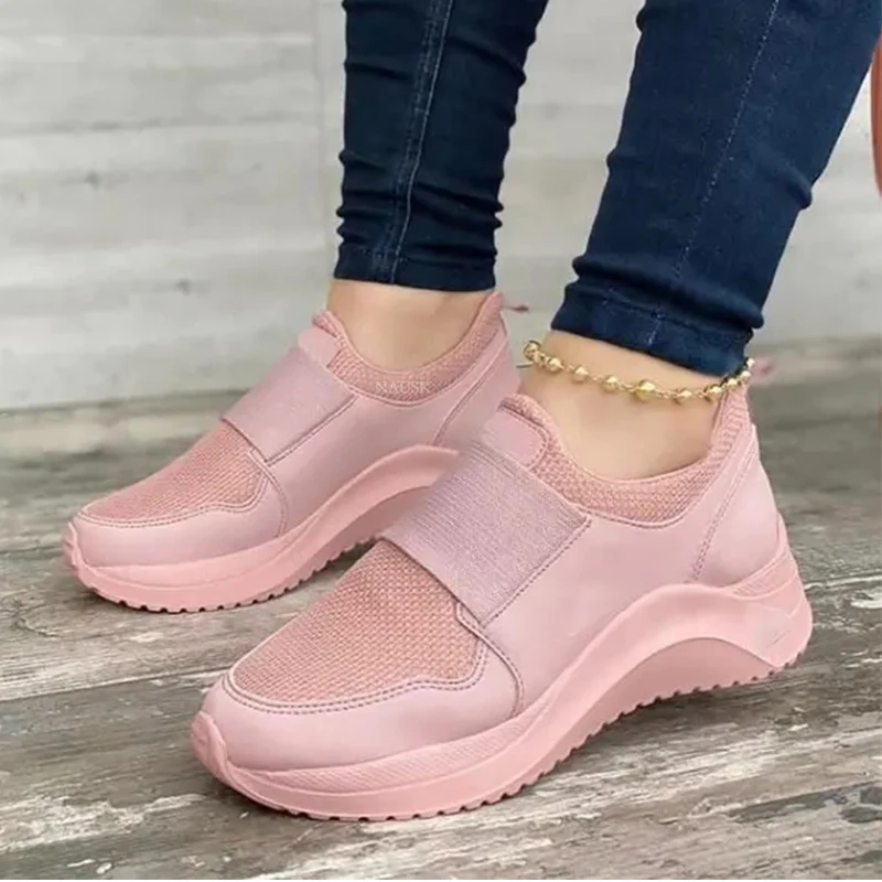 

2021 Summer Women Sneakers Vulcanized Shoes Solid Hollow Casual Ladies Running Shoes LightWeight Mesh Breathable Female Sneakers