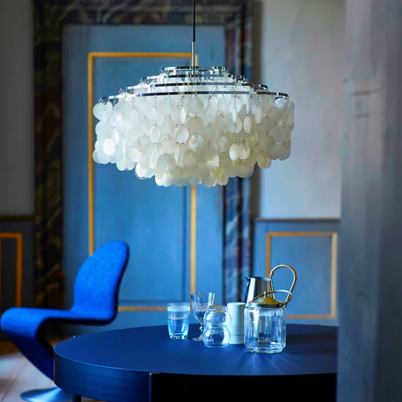 

Shell chandelier room decoration living room bedroom Art Chandelier creative designer lamp restaurant Nordic style Chandelier