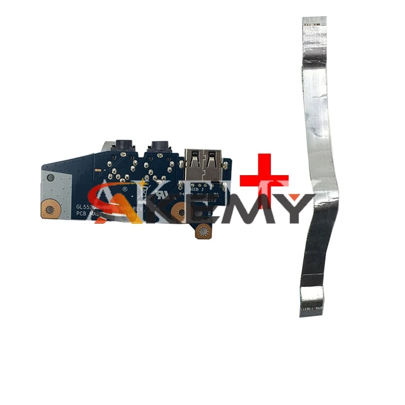 USB плата аудио разъем для ASUS GL552 GL552J GL552JX ZX50J ноутбук 100% TESED OK Бесплатный кабель |