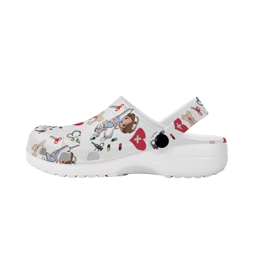 Verkauf FORUDESIGNS Cartoon Krankenschwester Katze Schöne Muster Damen Hausschuhe Sommer Atmungs Hause Casual Sandalen Für Frauen Alias De Mujer