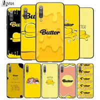 butter yellow korea soft tpu for xiaomi mi 11i 11 10t 10 9t 9 a3 8 lite cc9 se note10 lite ultra pro black phone case