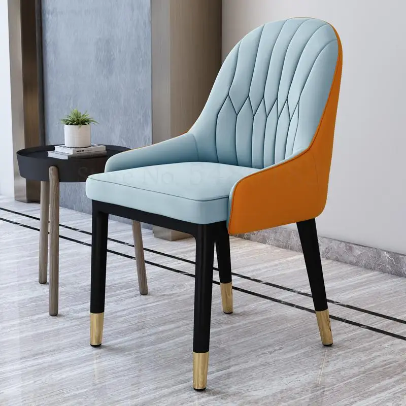 Современный Легкий Роскошный домашний стул простой креативный обеденный с