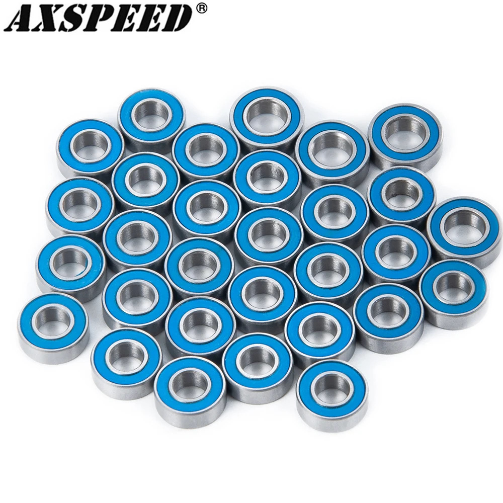 Комплект синих подшипников AXSPEED 30 шт. 6x12x4 мм 5x11x4 для 1/14 Tamiya запчасти