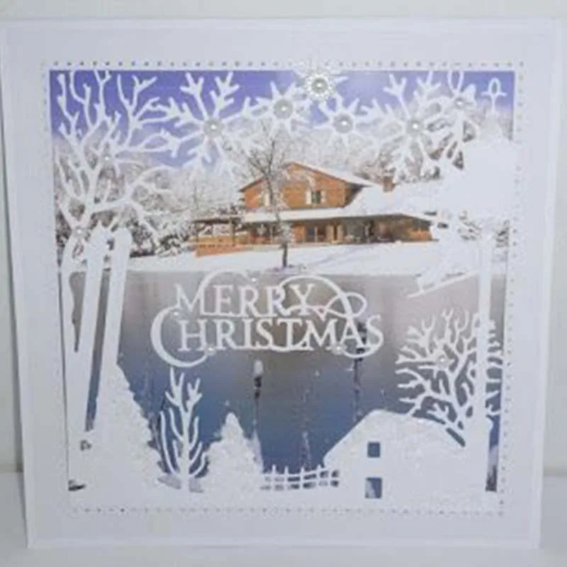 Металлический Трафаретный вырубной штамп квадратный NO.4 Трафареты набор сделай