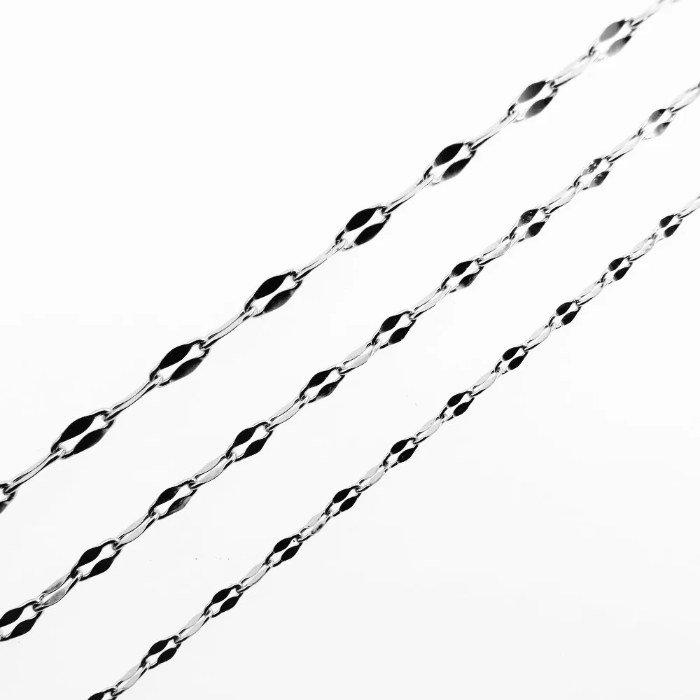 Золотая цепочка из нержавеющей стали для мужчин и женщин модные женские