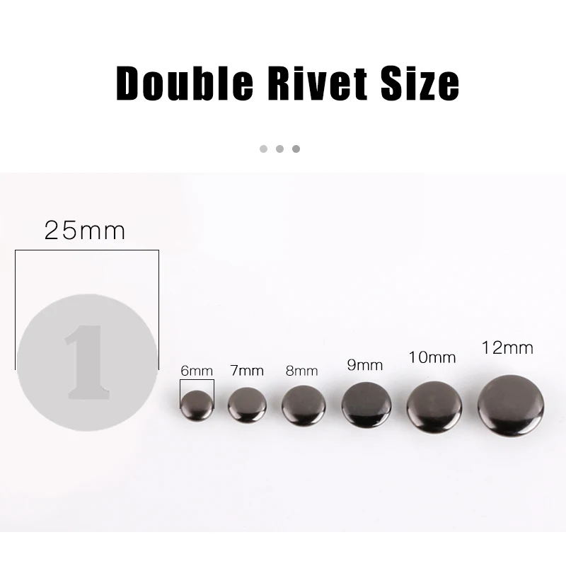 4-12 мм заклепки для самостоятельной сборки Металлические колышки обуви