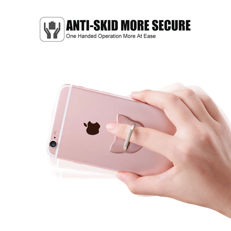 Universal Finger Ring Mobile Phone Socket Smartphone Holder Cell Smart Round Cute Cat holder For iPhone 7 Mount Stand | Мобильные