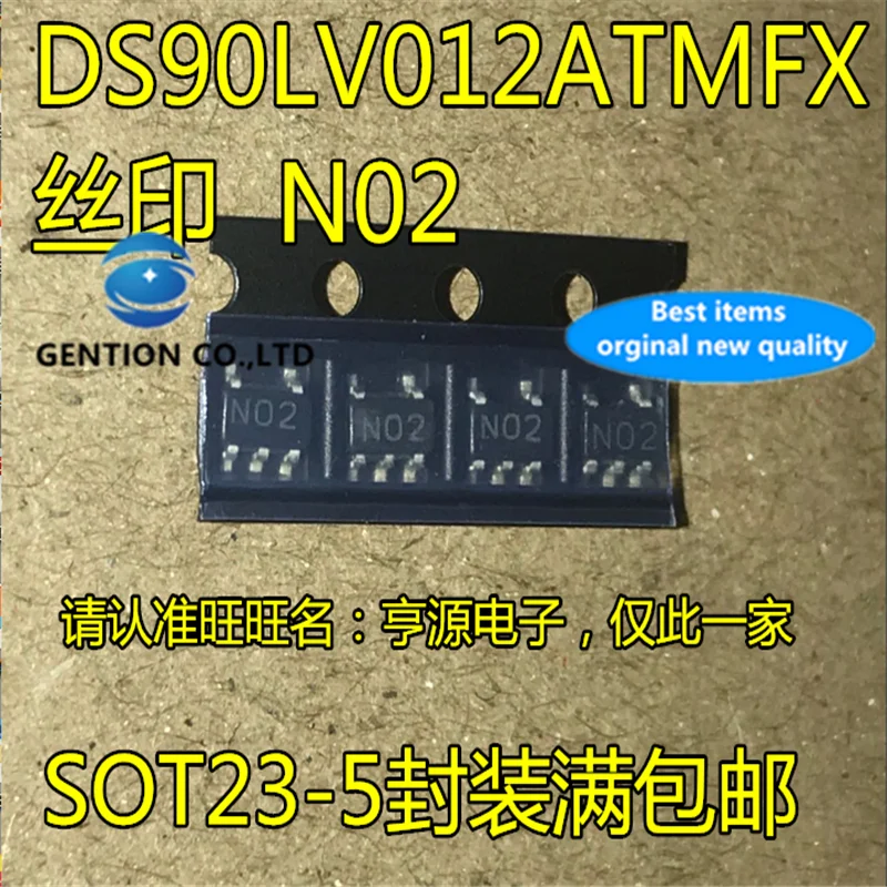

10Pcs DS90LV012ATMF DS90LV012ATMFX SOT23-5 Silkscreen N02 Receiver LVDS chip in stock 100% new and original