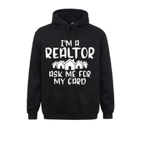 casual im a realtor ask me for my card real estate agent long sleeve lovers day hoodies discount hoods mens sweatshirts