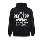 Повседневный Im A Realtor Ask Me My Card агент по недвижимости с длинным рукавом для влюбленных со скидкой капюшоны мужские толстовки
