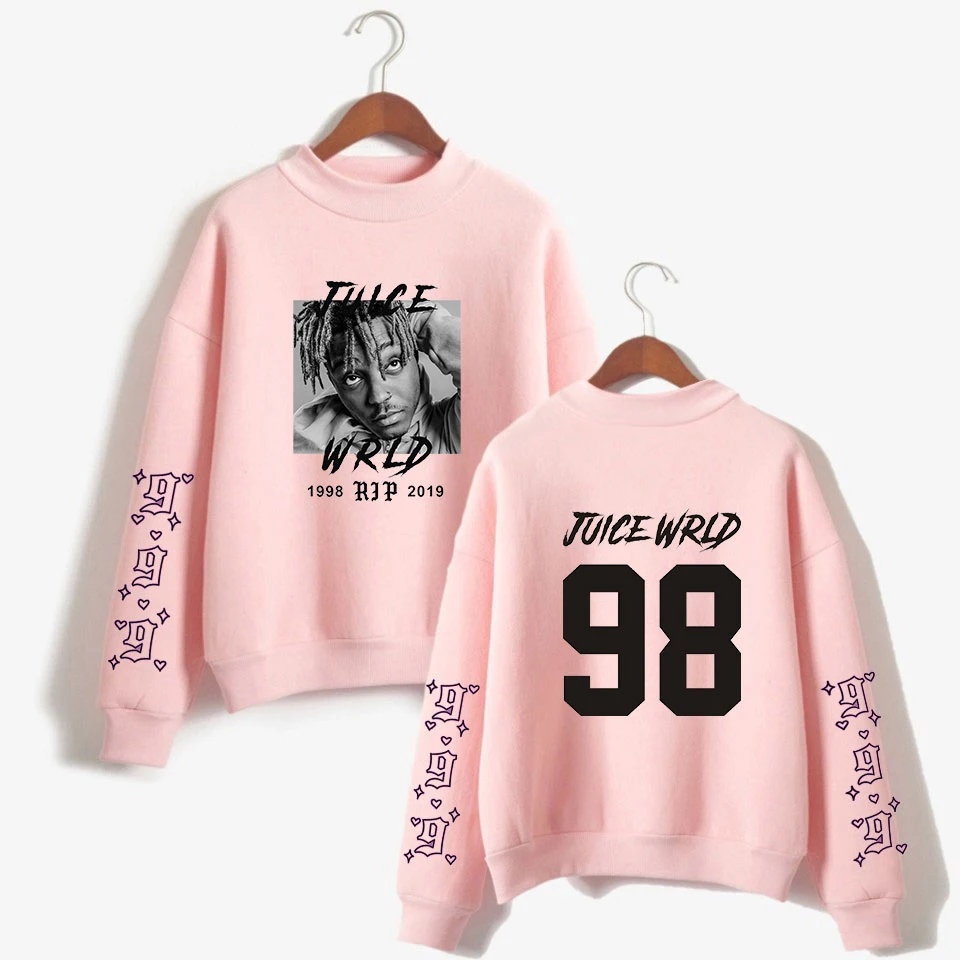 

Толстовки Rapper Juice Wrld для мужчин и женщин, свитшоты в стиле хип-хоп, уличная одежда, модные худи, популярные пуловеры Rip Juice Wrld, спортивный костю...
