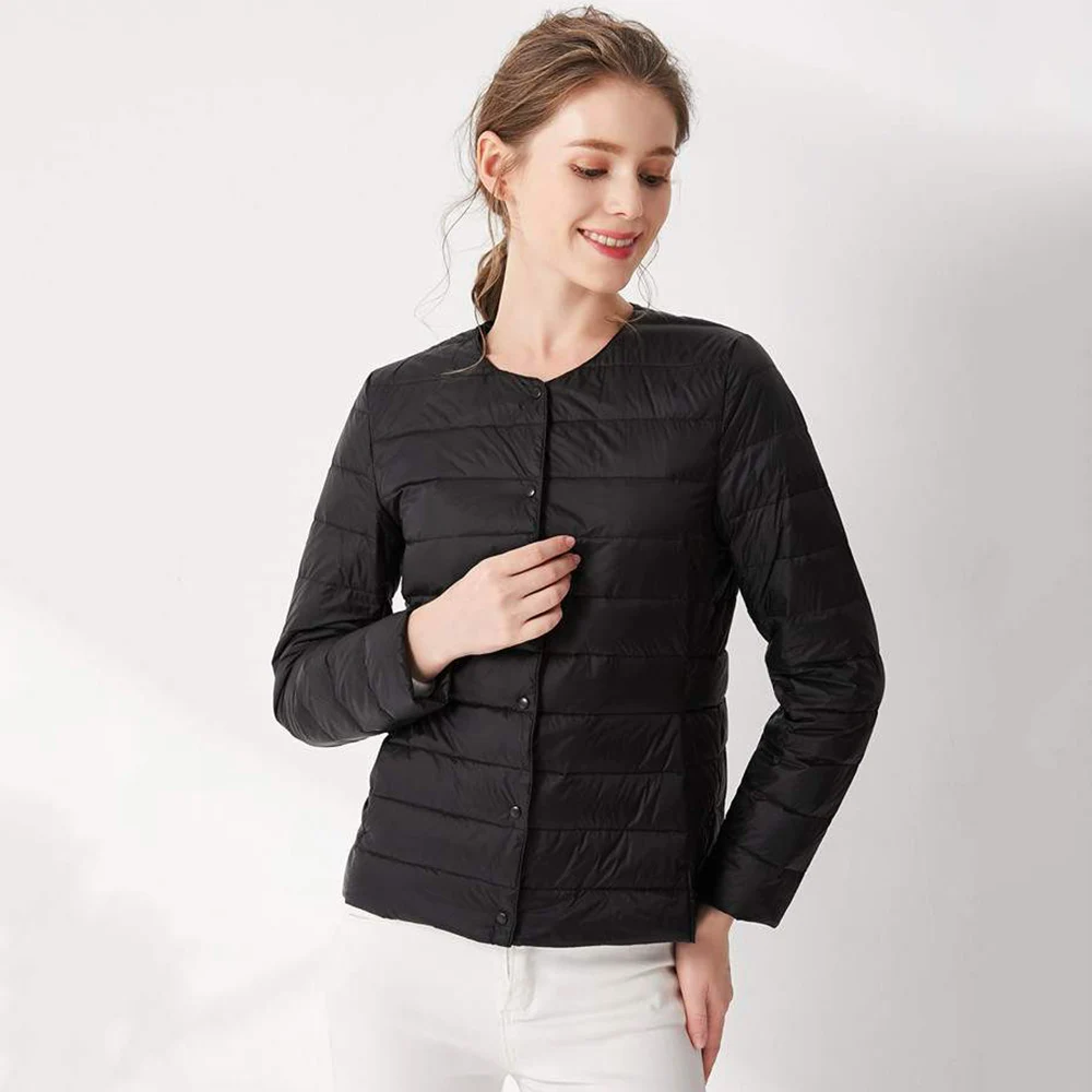 

Coats Parka Outwear Ultra Light Duck Down Women Matt Fabric Lightweight Coat Warm Female Windbreaker Womens Down Jackets 3XL 4XL