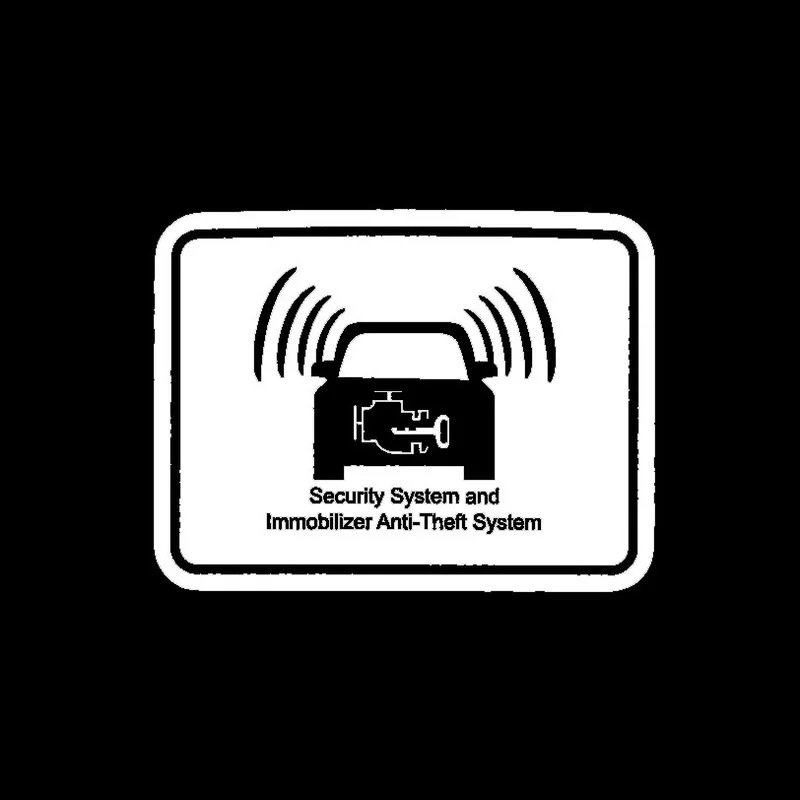

1 шт., Автомобильная Противоугонная наклейка, 5 х6 см