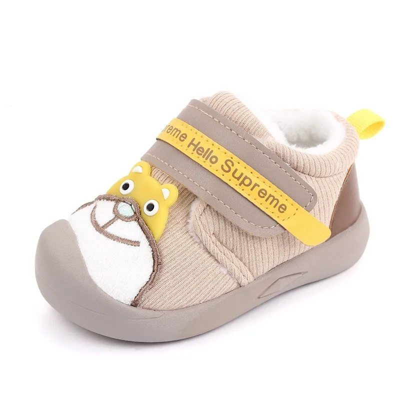 

Winter Baby Anti-slipfirst Walkers Infant Warm Plush Baby Girls Boys Snow Shoes Outdoor Soft Bottom Toddlers Prewalkers Shoes