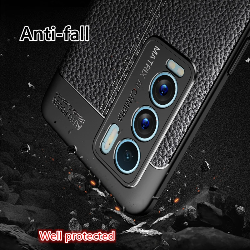 for realme gt master explorer case leather rubber texture case for realme gt master explorer cover for realme gt master explorer free global shipping