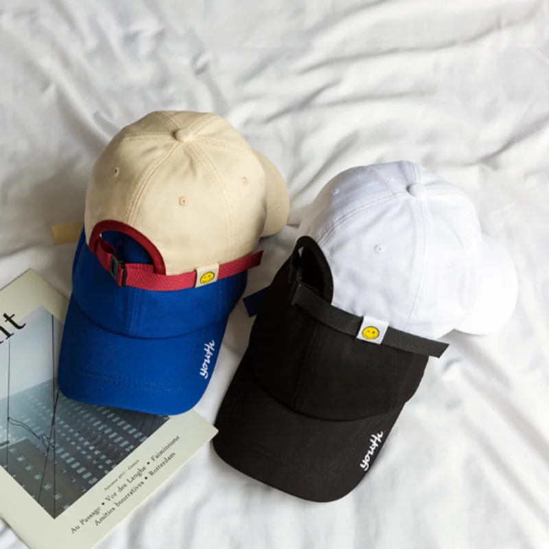 

2021 Solid Color Fashion Baseball Cap Spring And Summer Outdoor Adjustable Embroidered Letters Patchwork Design Women Cap