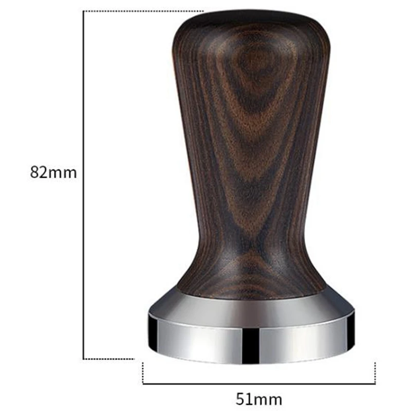 New Design Coffee Powder Hammer With Solid Wood Handle Stainless Steel Press | Дом и сад