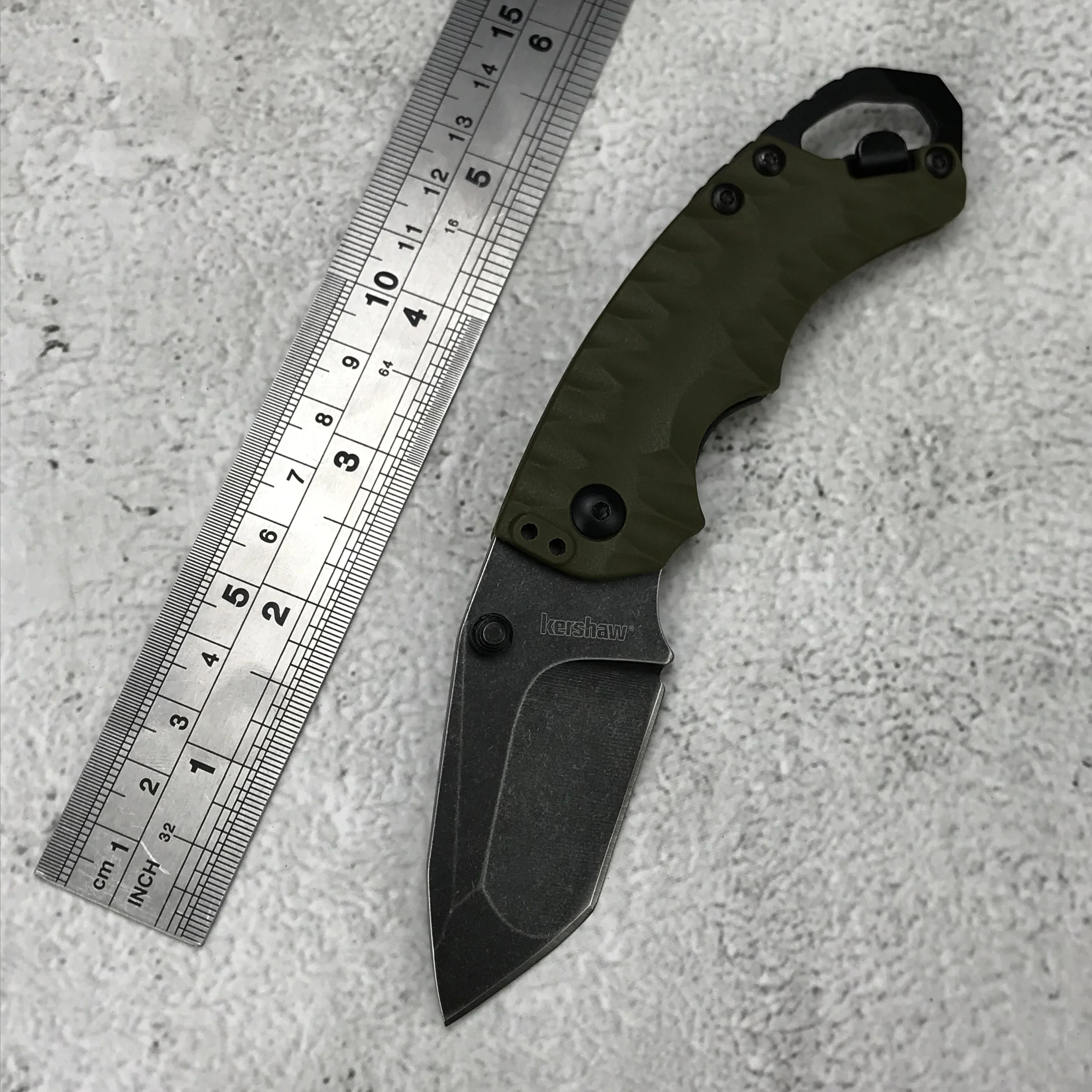 Многофункциональный складной нож kershow 8750 Shuffle II 2 25 дюйма обычное лезвие Blackwash GFN