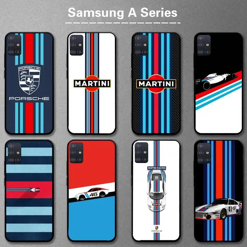 

Martini Racing Phone Case For Samsung A6 A7 A8 A10 A11 A20 A21 A30 A31 A40 A50 A70 A80 A91 Plus S E Cover