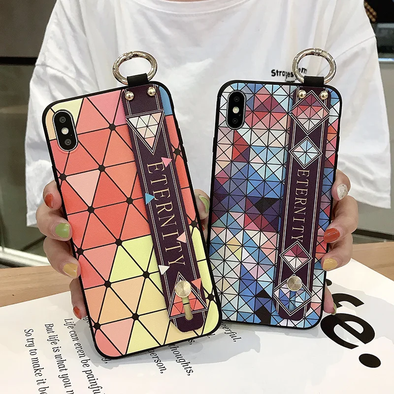 Чехол с ремешком на руку для samsung Galaxy Note 10, 9, 8 Plus, 10+ кольцо на палец, чехол из ТПУ для samsung Galaxy S10E, S9, S8, S10 Plus