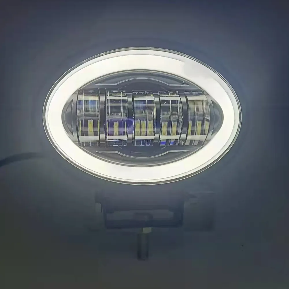 5.5&quot Running Light 50W Cars Motorcycle Led Bar Fog Lights Headlights Spotlight DRL Pod Lamps for Auto Niva Lada 4x4 Off Road ATV - купить