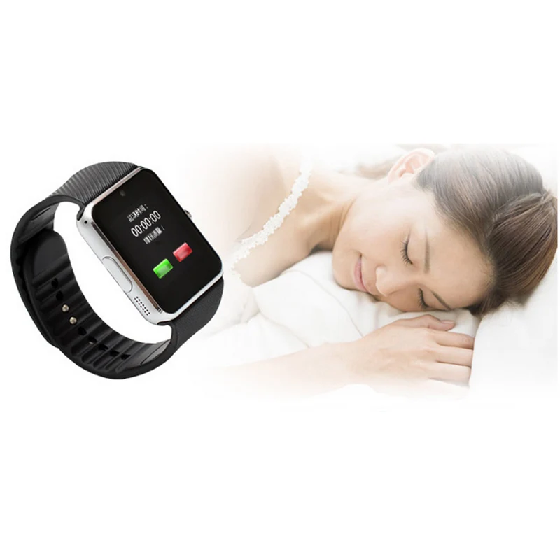 Умные часы GT08 Bluetooth поддержка SIM-карты TF-карты камеры наручные телефонные звонки