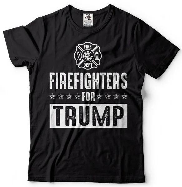 

Men's Firefighters For Trump T-shirt Republican Election T-shirt Trump 2020