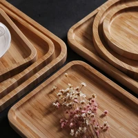 wooden serving tea tray saucer trays fruit plate storage japanese food tea trays rectangular plate bandeija kitchen item bs50cp