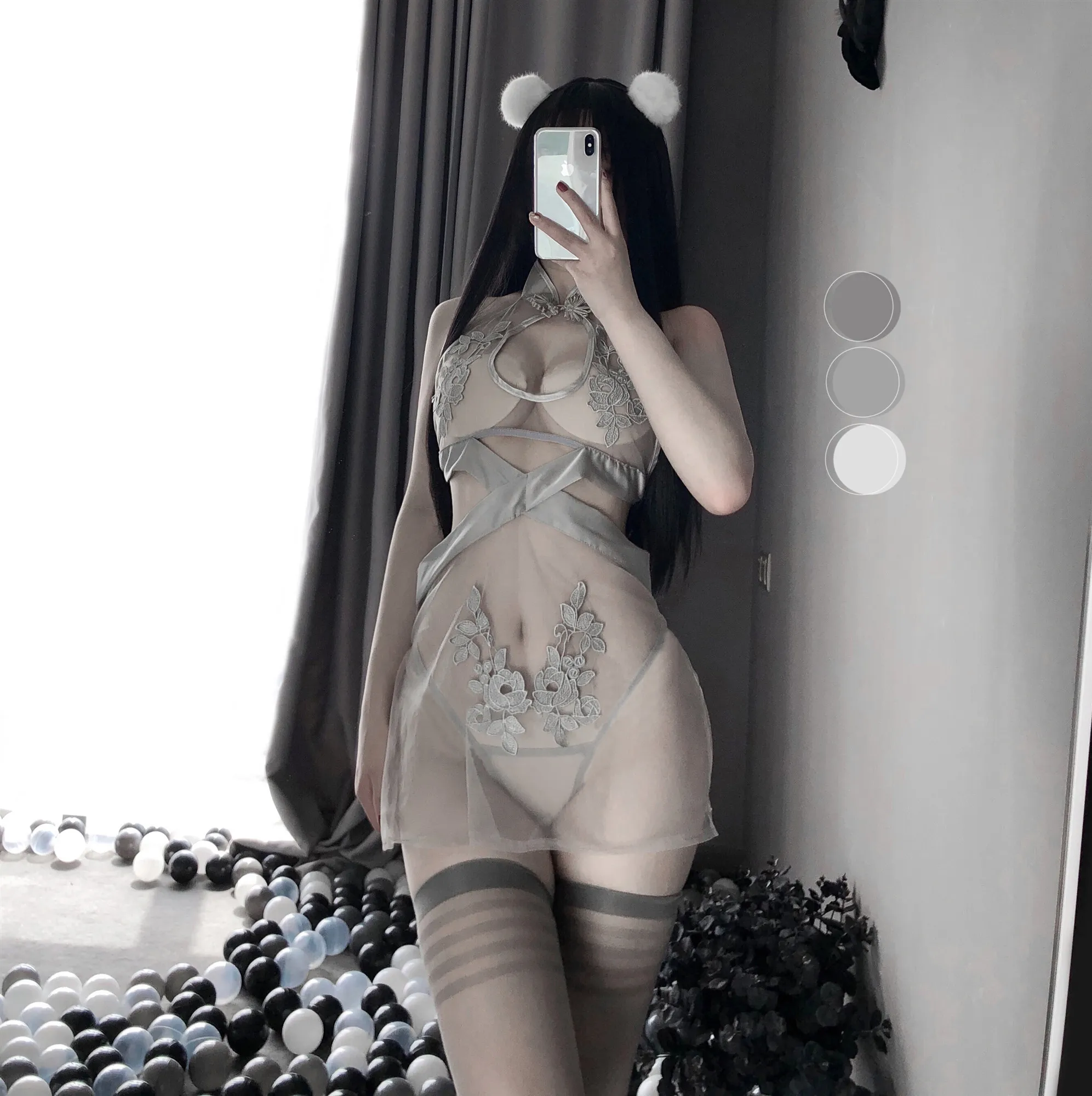 

Сексуальное нижнее белье чонсам, прозрачное платье, эротический костюм для косплея, Стриппер, одежда, соблазнительное Сетчатое нижнее бель...