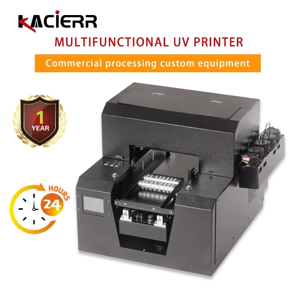 

Small A4 inkjet printer 6 colors colorful high resolution printing can be printed on plastic glass acrylic tile leather material