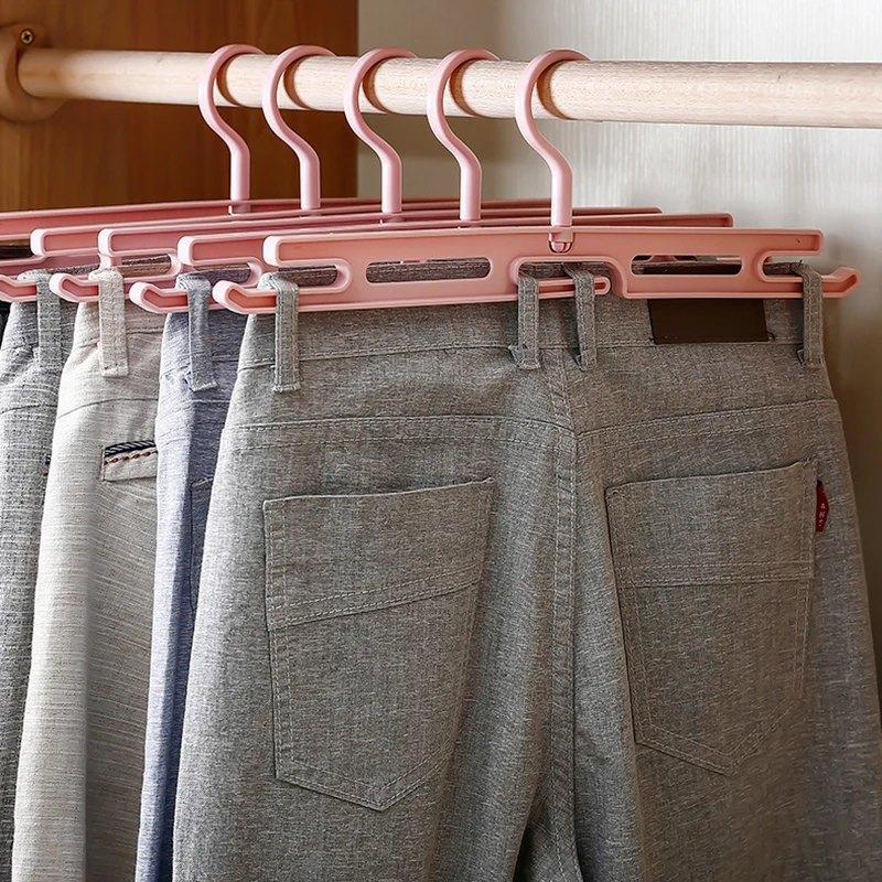 1 шт. пластиковая вешалка для брюк джинсов|Вешалки и крючки| |