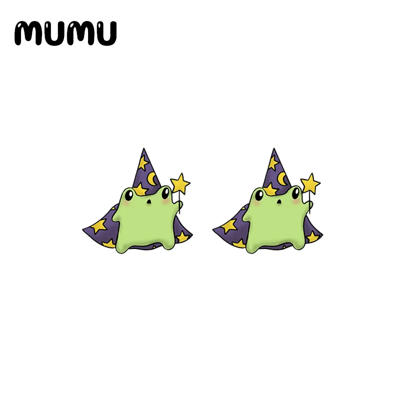 2020 новые милые Забавные лягушки серьги-гвоздики животные Акриловые Серьги Смола