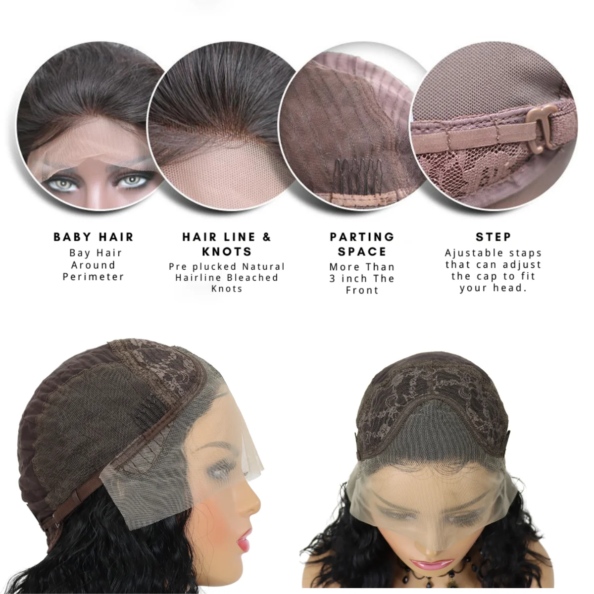 

Curly Synthetic Wigs for Black Women Lace Long Loose Wave Wig Heat Resistant Fiber Natural Looking Cosplay Party Daily Use