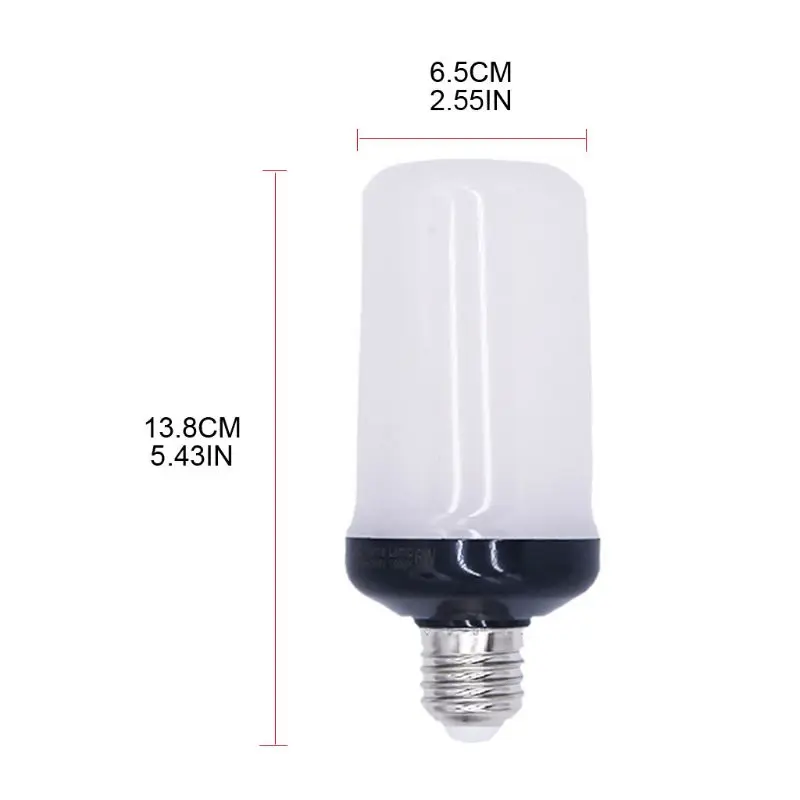 

Christmas Flame Effect Fire LED Light Bulb E26/E27 Base Upgraded 4 Modes Flicker